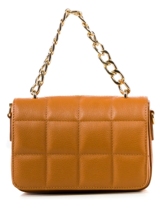 Willa Flap Bag, Cognac Color