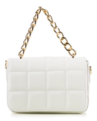 Willa Flap Bag, White Color