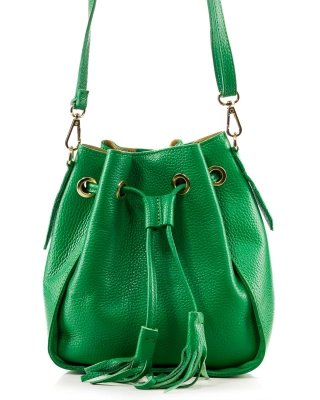 Living My Best Life Bucket Bag, Green Color