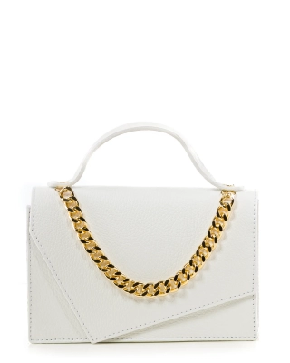 Nessa Flap Bag, White Color