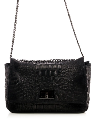 Owens Flap Bag, Black Color