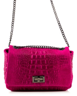 Owens Flap Bag, Fuchsia Bag