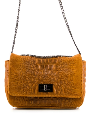 Owens Flap Bag, Cognac Color