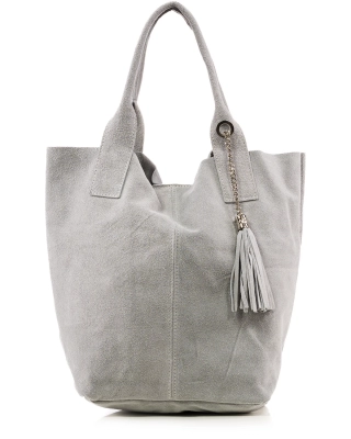 Quatro Tote Bag, Grey Color