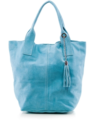Quatro Tote Bag, Light Blue Color