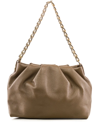 Angelina Bag, Dark Taupe Color