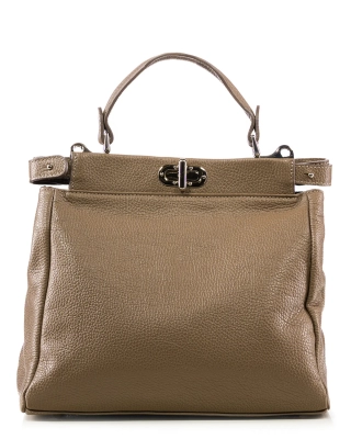 Gianina Bag, Dark Taupe Color