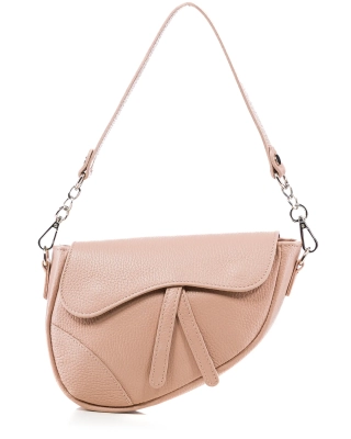 On A Roll Saddle Bag, Powdery Pink Color