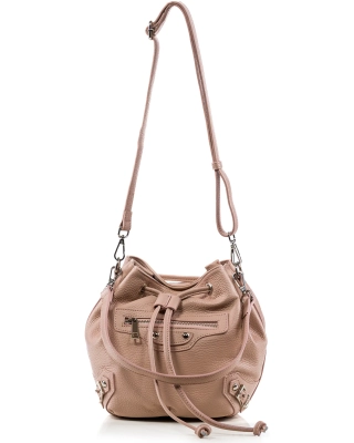 Iren Bucket Bag, Powdery Pink Color