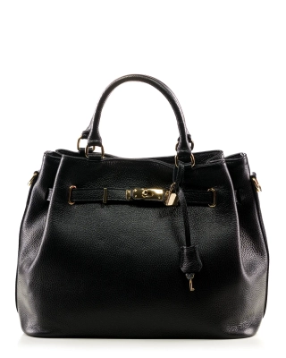 Stellar Structured Tote, Black Color