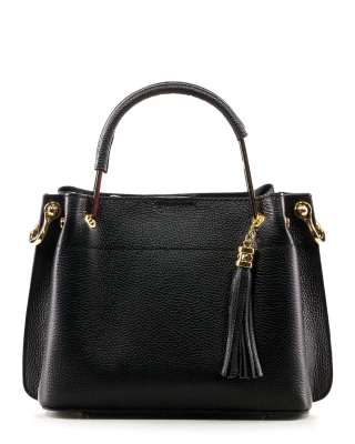 Bond Structured Tote, Black Color