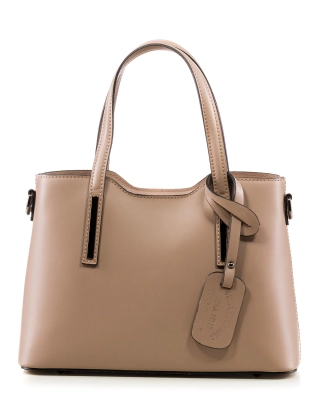 Candy Rock Structured Tote, Powdery Pink Color