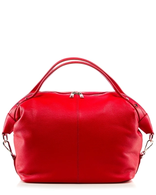 Very Nice Leather Bag, Red Color
