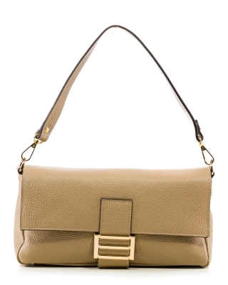 Lolly Flap Bag, Taupe Color