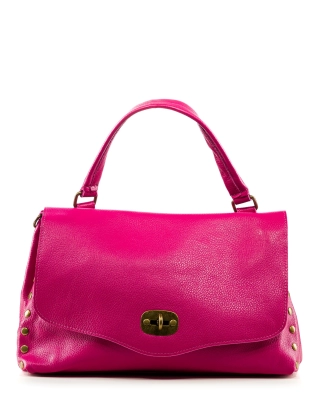 Ozzi Flap Bag, Fuchsia Color