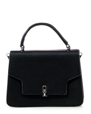 City Girl Flap Bag, Black Color