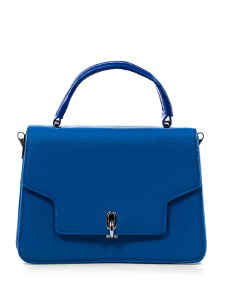City Girl Flap Bag, Blue Color