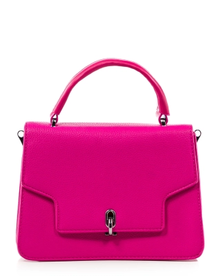 City Girl Flap Bag, Fuchsia Color