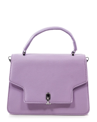 City Girl Flap Bag, Lilac Color