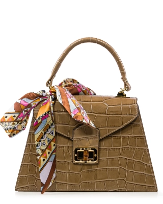 Showdown Mini Bag, Dark Taupe Color