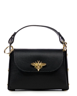 Beehive Mini Bag, Black Color