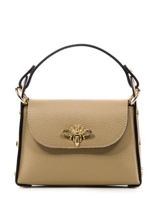 Beehive Mini Bag, Taupe Color