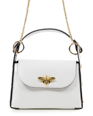 Beehive Mini Bag, white Color
