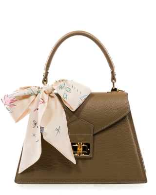 Maggie Mini Bag, Dark Taupe Color