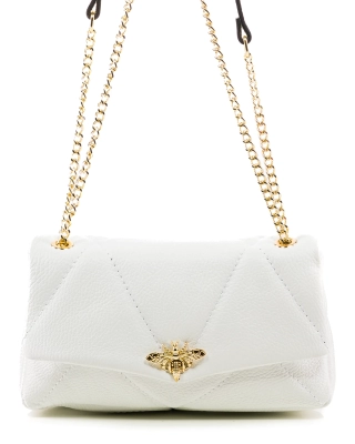 Perfect Match Flap Bag, White Color