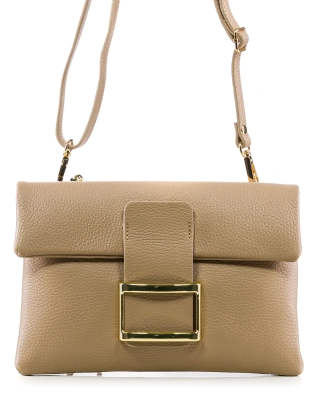 Totally Flap Bag, Taupe Color