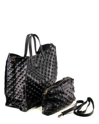 Claudia Tote Bag, Black Color