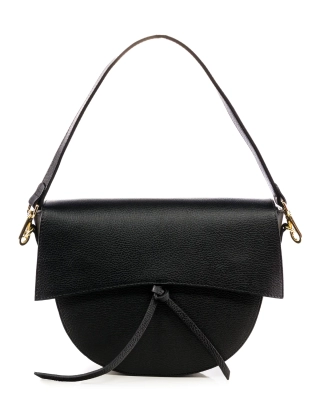 Wallace Saddle Bag, Black Color