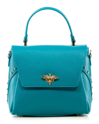 Monologue Flap Bag, Turquoise Color