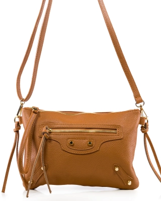 95 Degrees Bag, Cognac Color