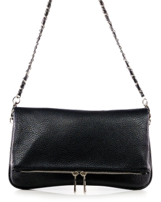 Debate Flap Bag, Black Color