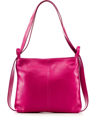 Flex Shoulder Bag, Fuchsia Color