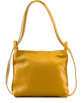 Flex Shoulder Bag, Mustard Color