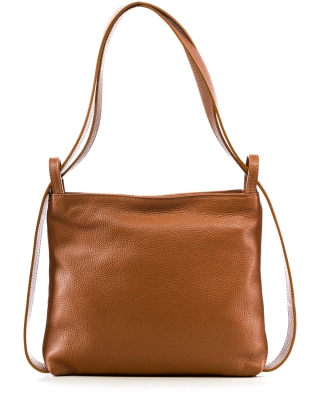 Flex Shoulder Bag, Cognac Color
