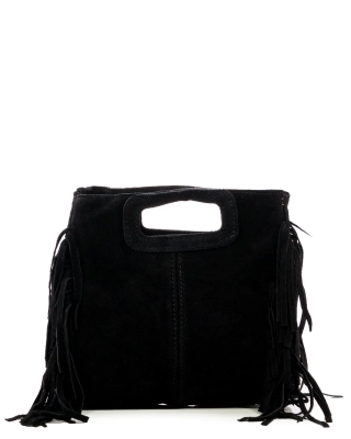 All Of Me Fringe Bag, Black Color