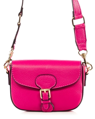 The Answer Flap Bag, Fuchsia Color