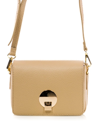 This Is Your Sign Flap Bag, Taupe Color