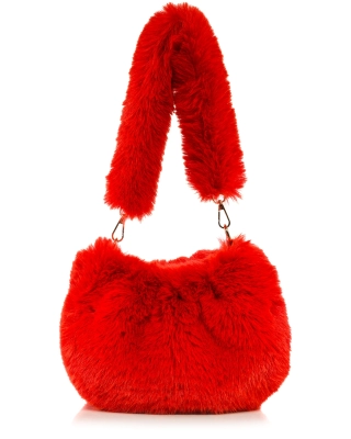 All The Fluff Bag, Papaya Color