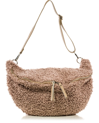 Comfortable Bum Bag, Taupe Color