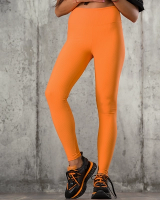 Coded Leggings, Orange Color