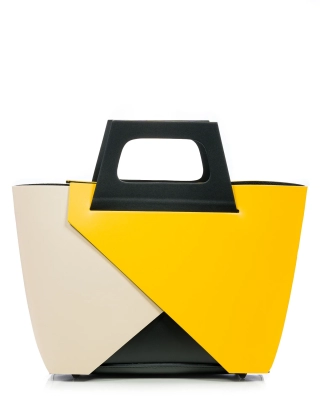 Color Block Bag, Multicolored
