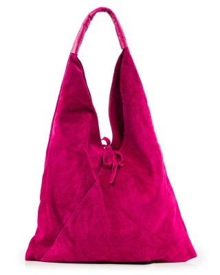 Casual Affair Bindle Bag, Fuchsia Color