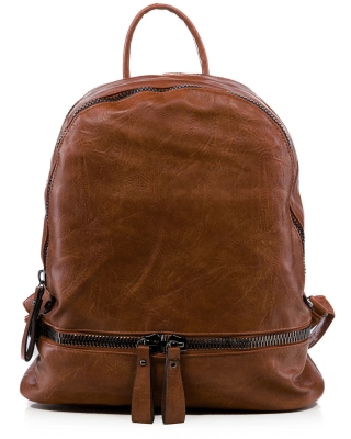 Try Again Backpack, Brown Color