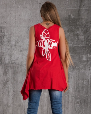 Free Spirit Top, Red Color