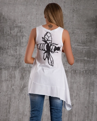 Free Spirit Top, White Color