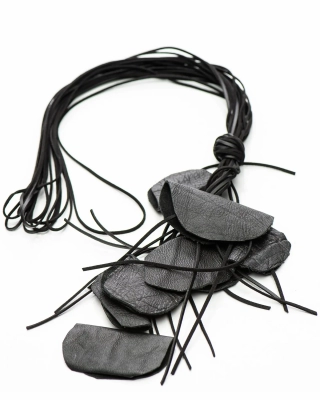 Winona Necklace, Black Color